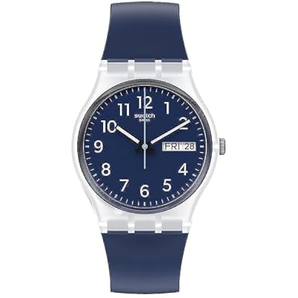 Swatch Rinse Repeat Navy Casual Watch (Model: GE725)